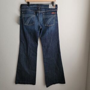 7 For All Mankind Dojo Flare Jeans size 32 Short NWT